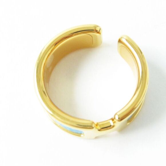 Hermes Oramp Gold Ear Cuff Earring Women - Picture 3 of 3